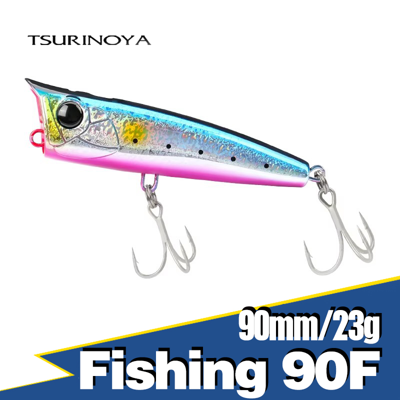 Fishing Lure Popper - TSURINOYA-señuelo de pesca Topwater Popper, 90mm,