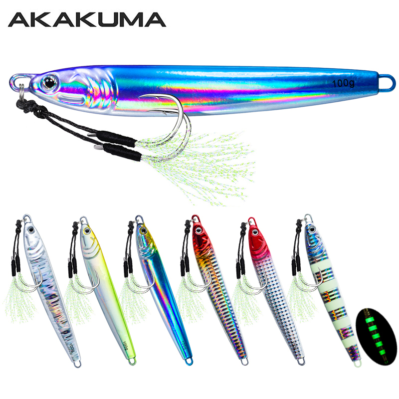 Fishing Lure Spoon - 7 Uds 40g 60g 80g 100g