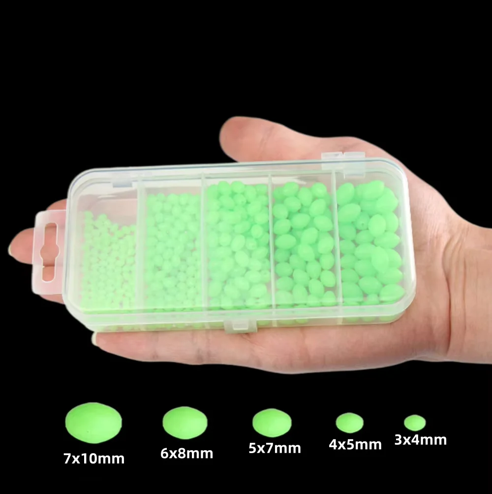 Fishing Lure Soft Plastic - 375 Piezas/Set de Señuelos Luminosos para