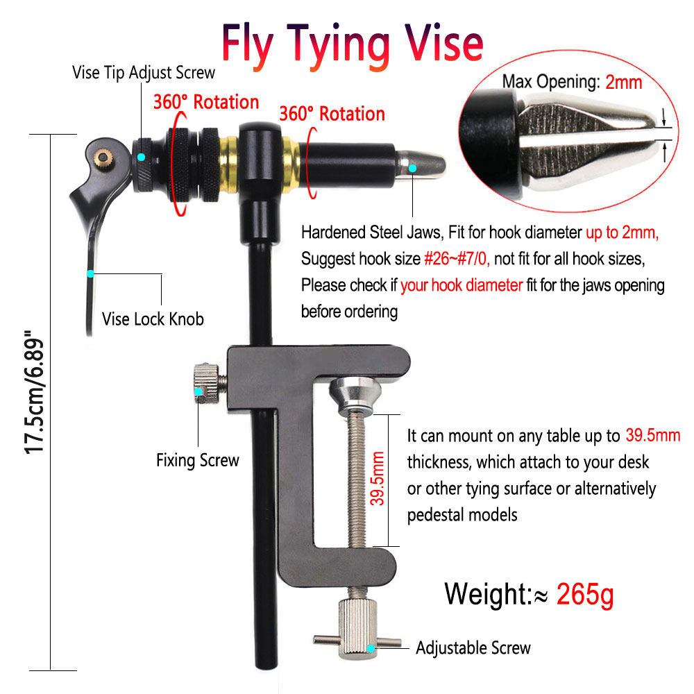 1PC 360 °   Mordaza de sujeció - Fishing Lure Making Kit reseña y precio