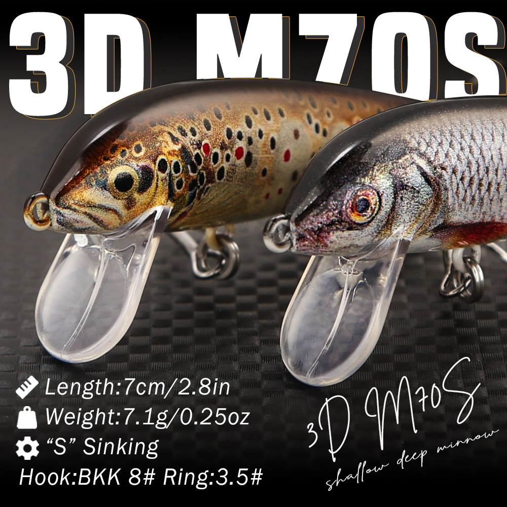 Señuelos de Pesca B&U, Minnow  - Fishing Lure Swimbait reseña y precio