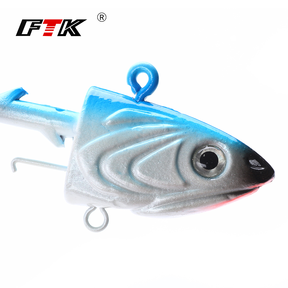 FTK-anzuelo de pesca con cabez - Fishing Lure Soft Plastic reseña y precio