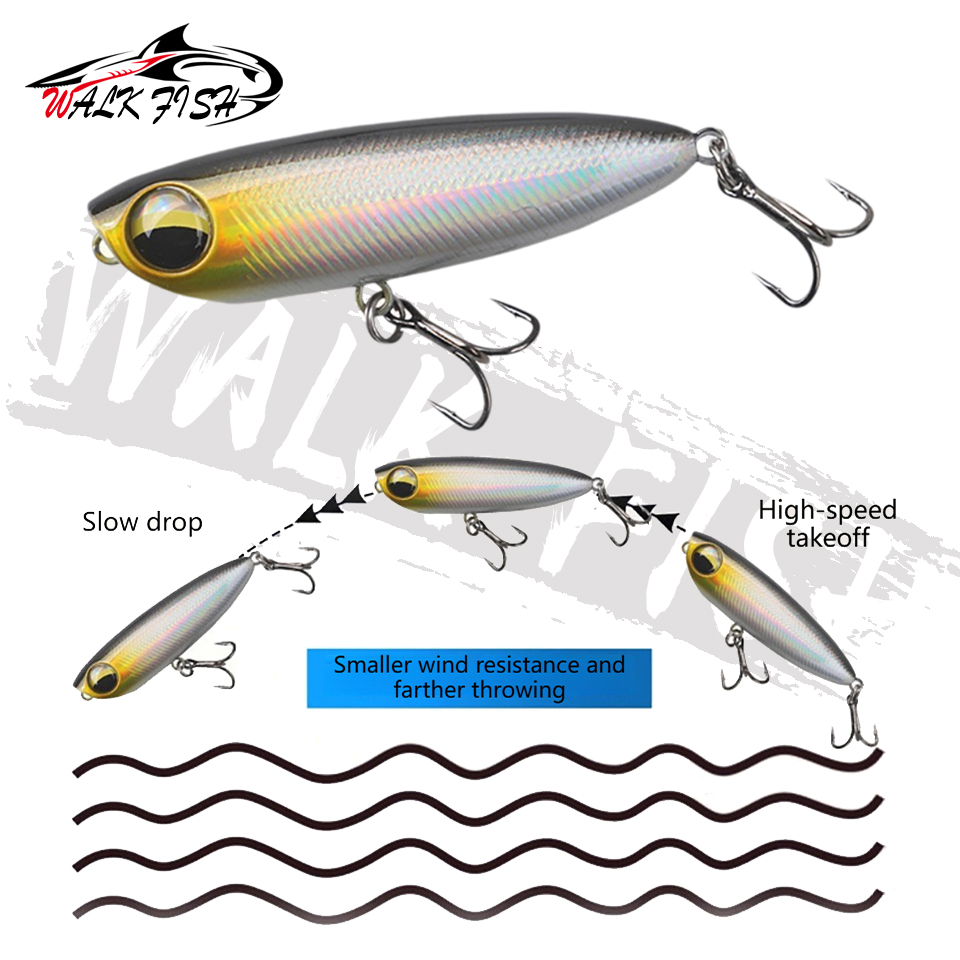 WALK FISH 1 unidad 6cm 5.6g Se - Fishing Lure Popper reseña y precio
