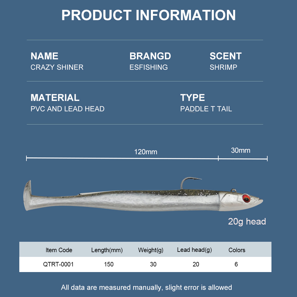 ESFISHING Señuelo de Pesca Bla - Fishing Lure Soft Plastic reseña y precio