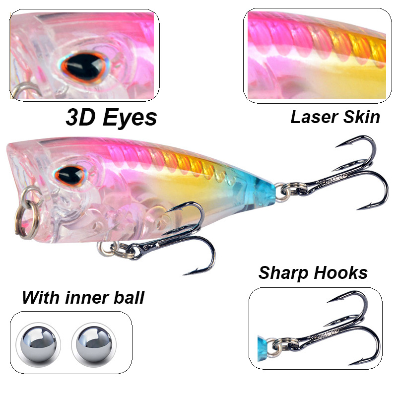 YUCONG 1 pieza Mini señuelo de - Fishing Lure Popper reseña y precio