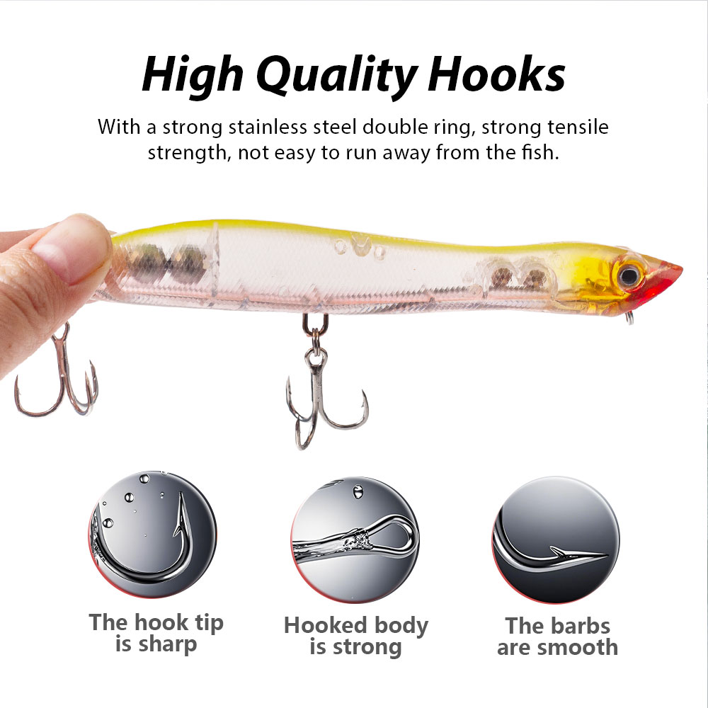 Señuelo de pesca flotante tipo - Fishing Lure Popper reseña y precio
