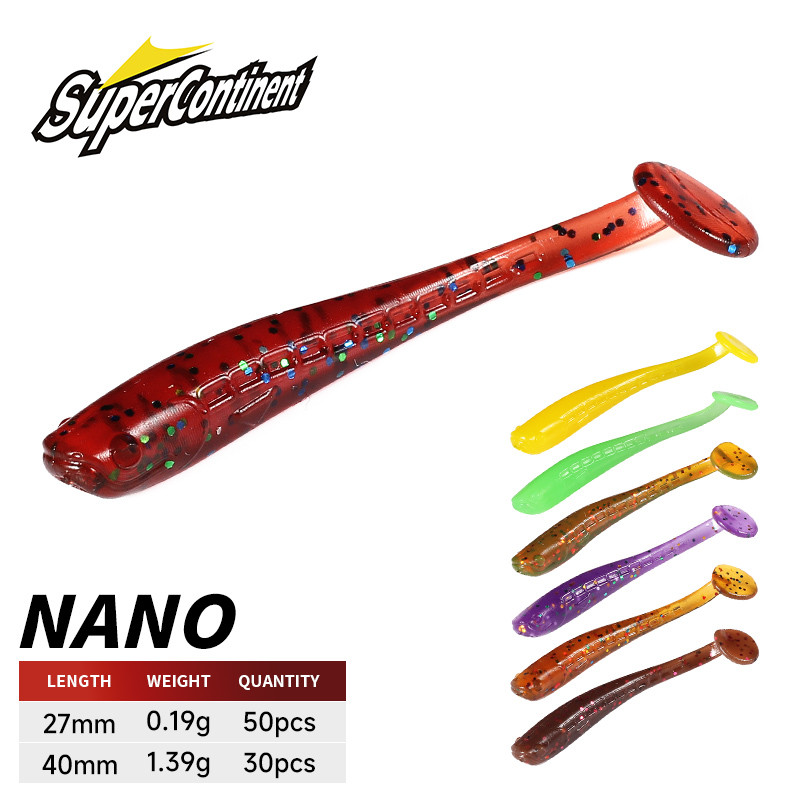 Cebo suave supercontinente, nu - Fishing Lure Soft Plastic reseña y precio